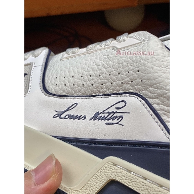 Louis Vuitton Trainer Low #54 Signature - White Marine 1ABNIL White/Marine Sneakers