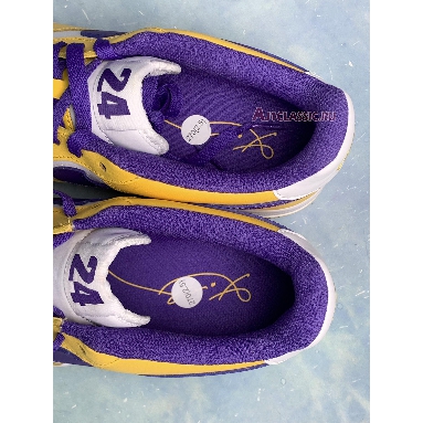 Nike Air Force 1 Low Kobe Bryant 314192-151 White/Varsity Purple-Varsity Maize Sneakers