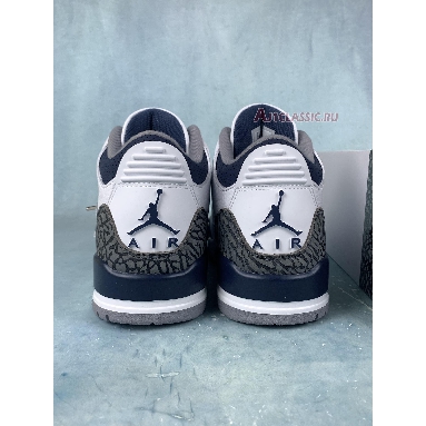 Air Jordan 3 Retro Midnight Navy CT8532-140 White/Midnight Navy/Cement Grey/Black Sneakers