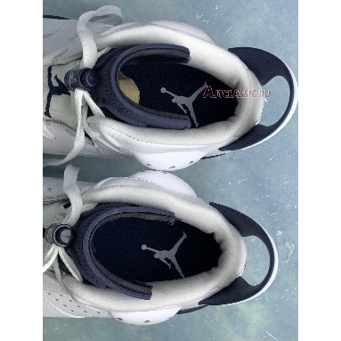 Air Jordan 6 Retro Midnight Navy CT8529-141-1 White/Midnight Navy Sneakers