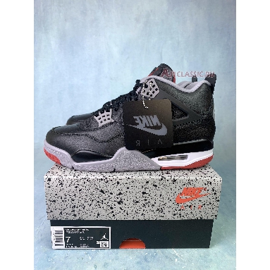 Air Jordan 4 Retro Bred Reimagined FV5029-006 Black/Fire Red/Cement Grey/Summit White Sneakers