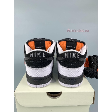 Nike SB x TIGHTBOOTH Dunk Low Pro FD2629-100 White/Black/Safety Orange Sneakers
