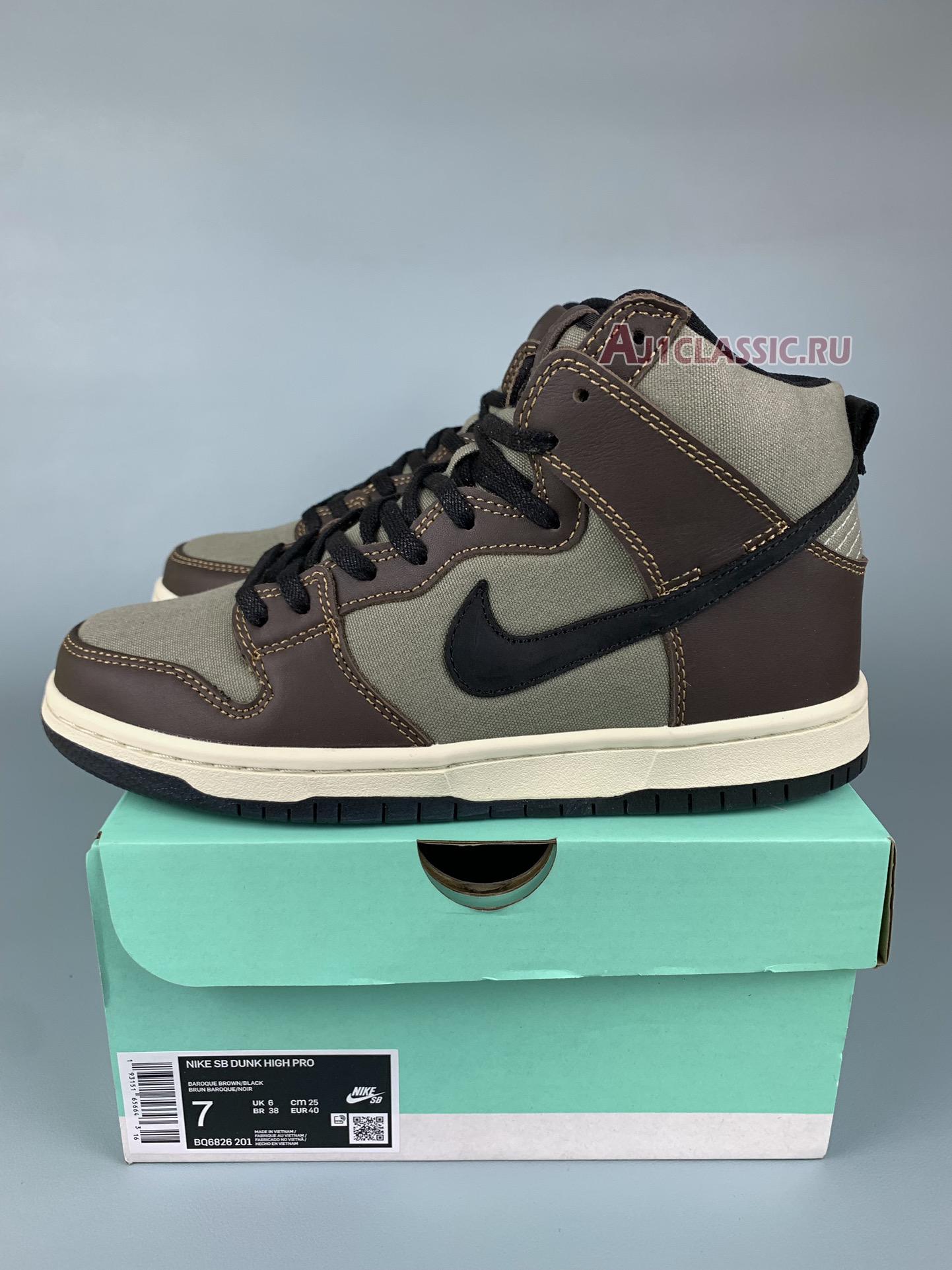 Nike Dunk SB High Pro "Baroque Brown" BQ6826-201