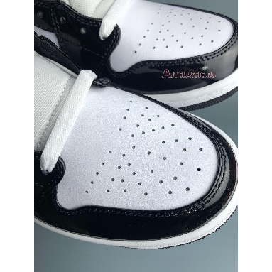 Air Jordan 1 Mid Patent SE Black Metallic Gold 852542-007-1 Black/Metallic Gold-White Sneakers
