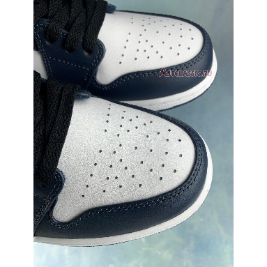 Air Jordan 1 Low Dark Teal 553558-411-1 Armory Navy/White/Black Sneakers