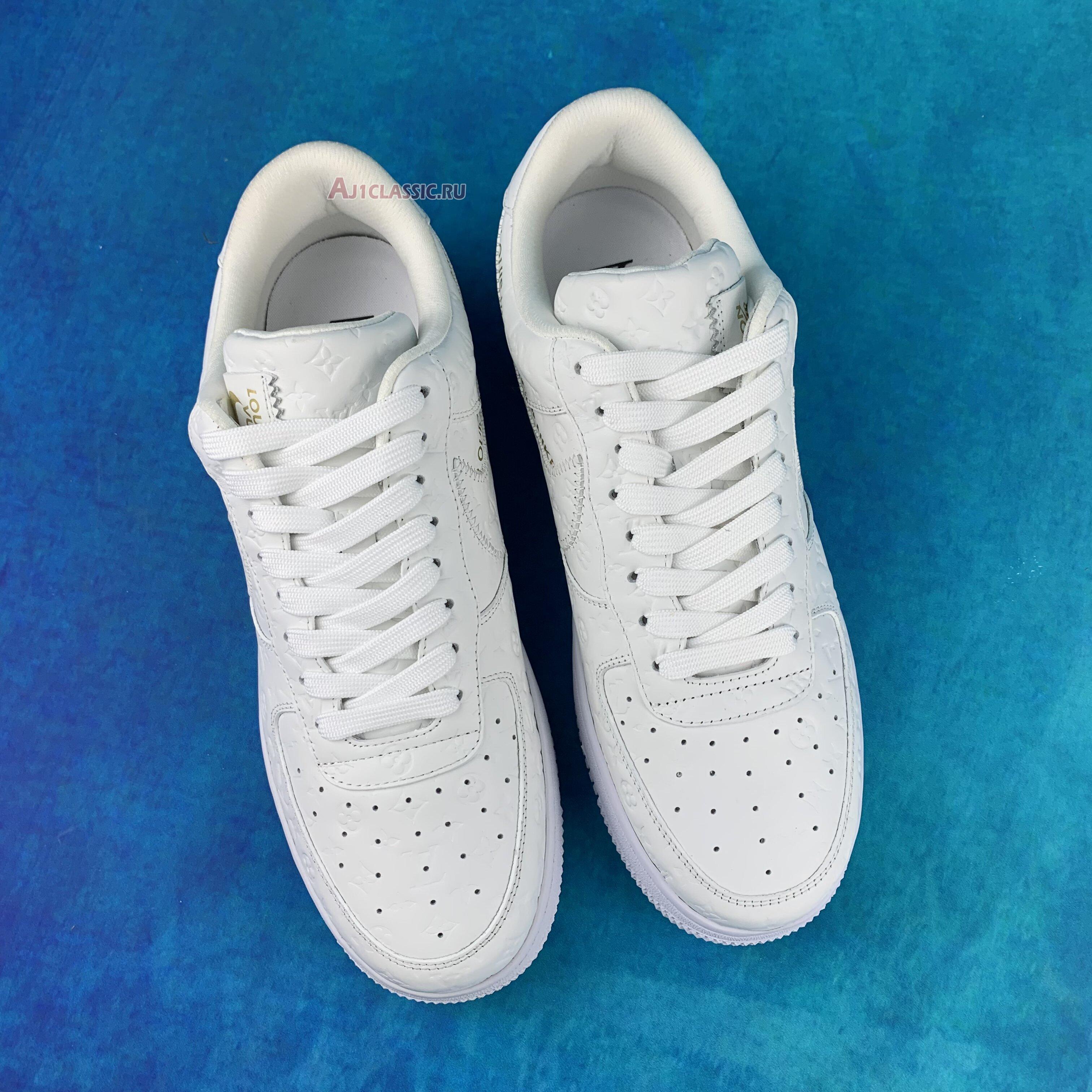 Louis Vuitton x Nike Air Force 1 Low Triple White 1A9V WHITE LOW White/White/White Sneakers