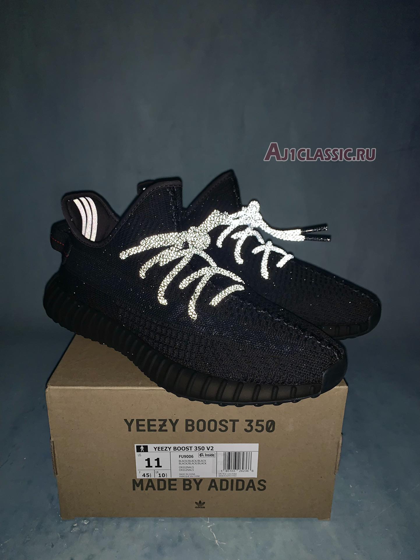 Adidas Yeezy Boost 350 V2 Black Non-Reflective FU9006-2 Black/Black/Black Sneakers
