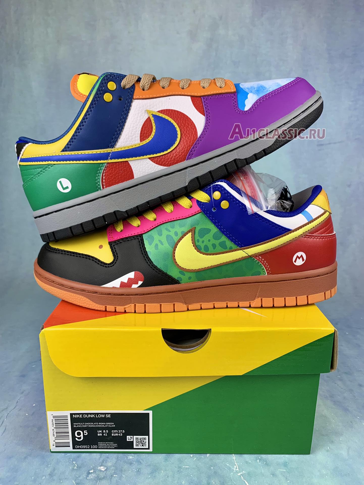 Nike Dunk Low Super Mario DH0952-100-3 Multi-color/Multi-color Sneakers