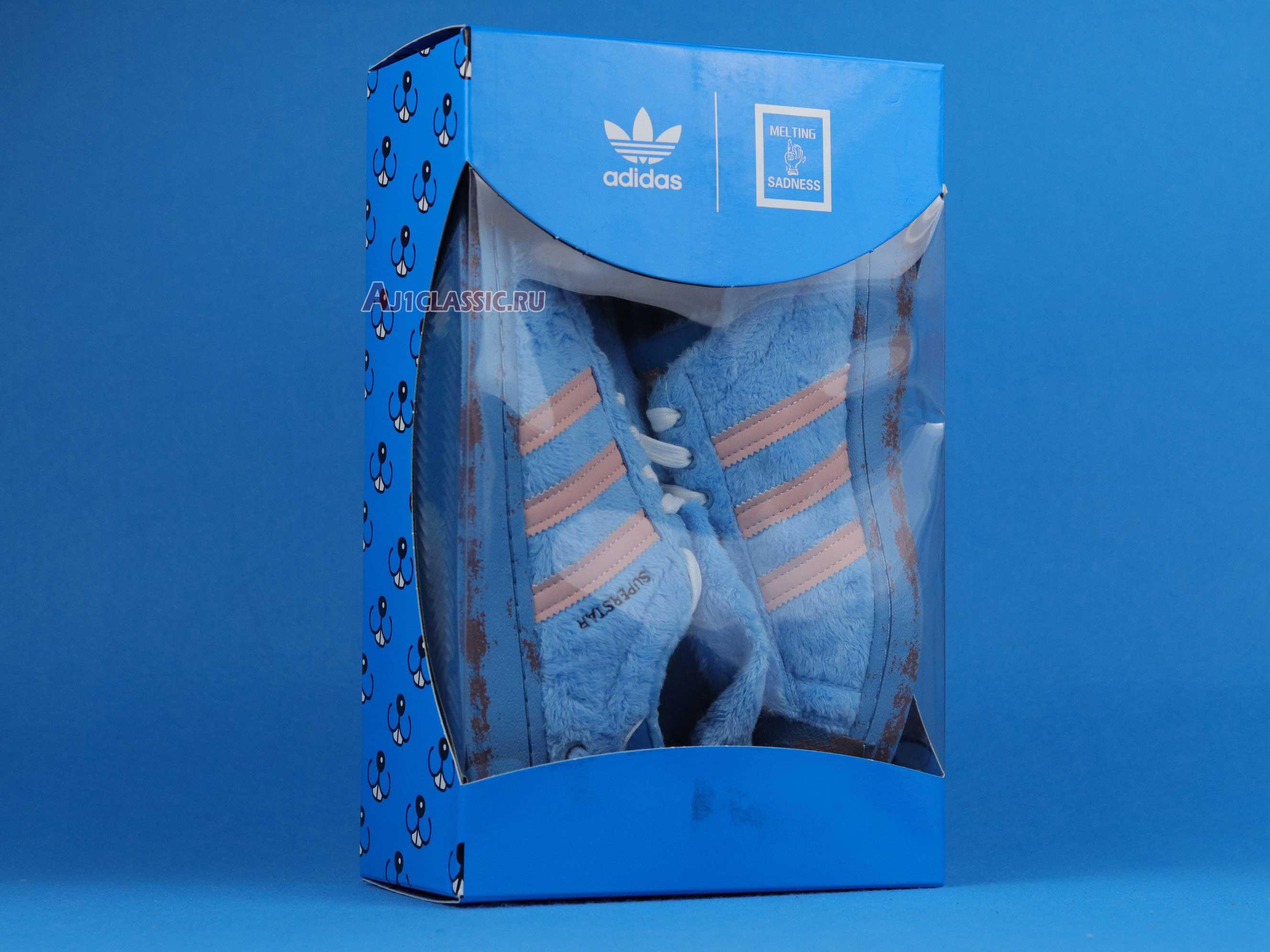 Melting Sadness x Adidas Superstar Bunny FZ5253 Joy Blue/Glow Pink/Craft Blue Sneakers