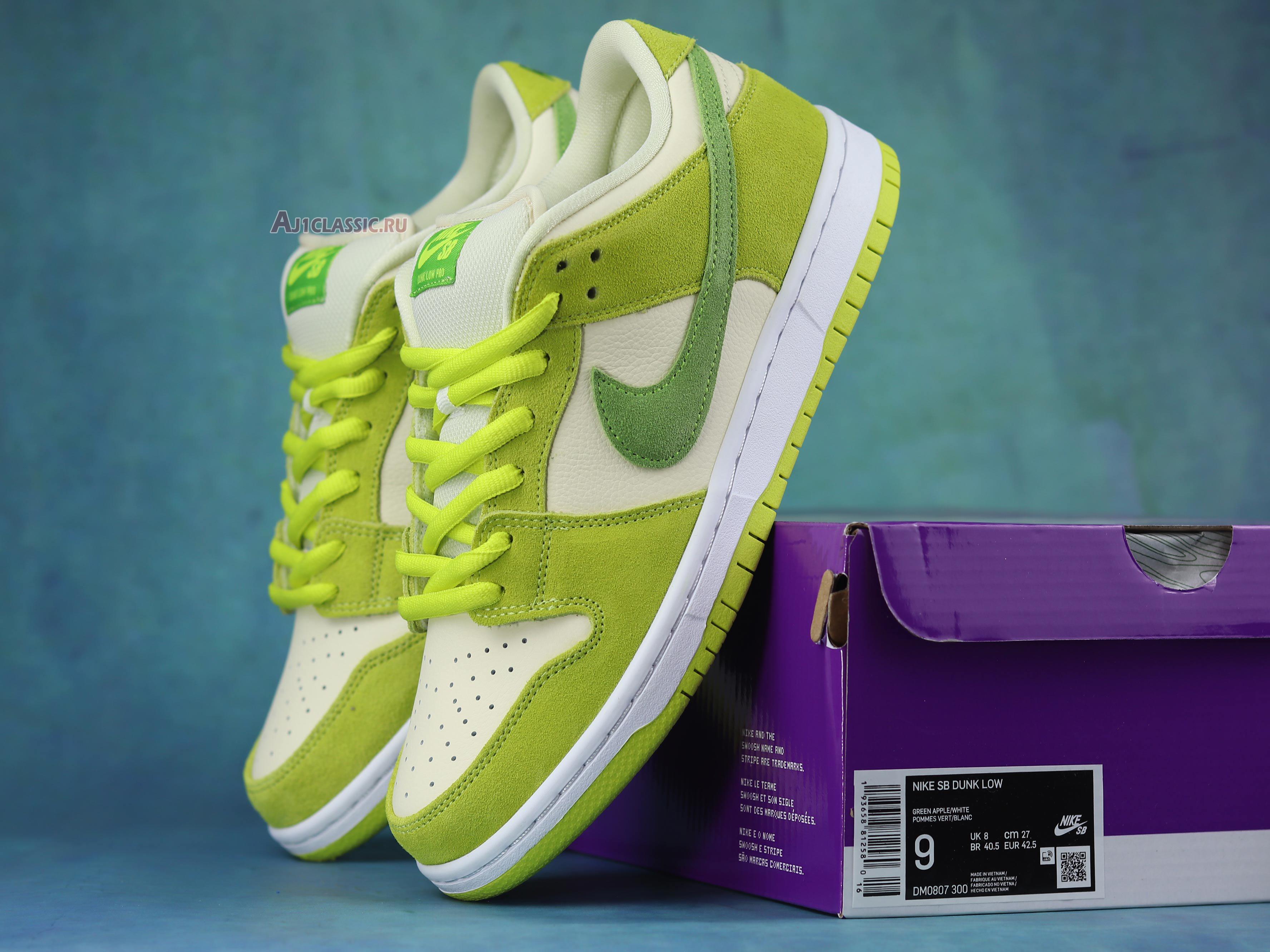 Nike SB Dunk Low Green Apple DM0807-300 Green Apple/White Sneakers