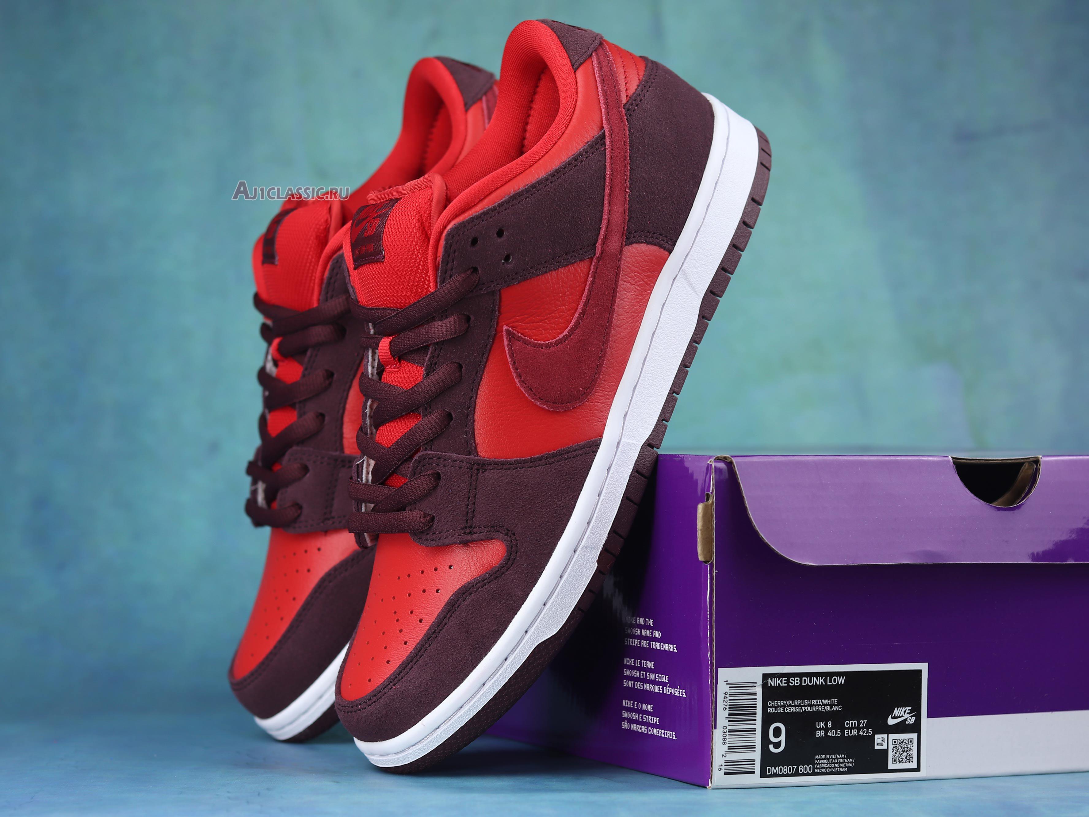 Nike Dunk Low Pro SB Fruity Pack - Cherry DM0807-600 Burgundy Crush/Team Red Sneakers