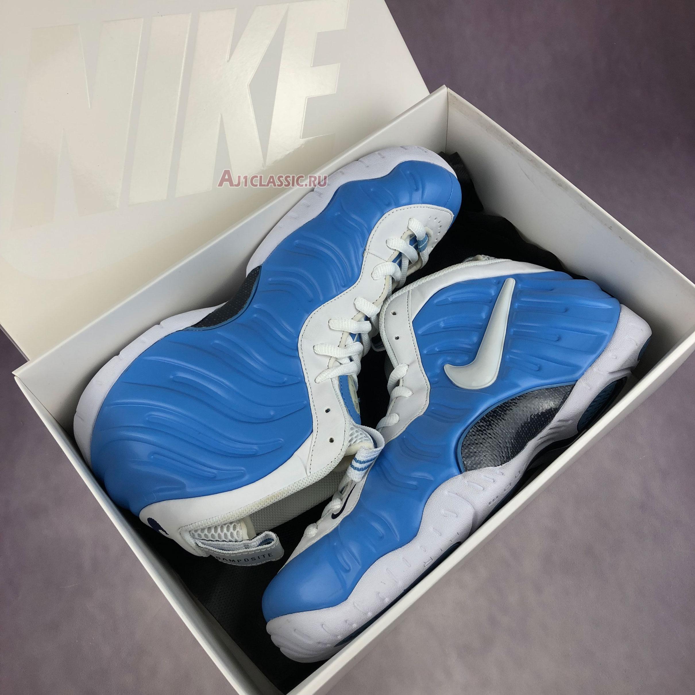 Nike Air Foamposite Pro University Blue 624041-411 University Blue/White-Midnight Navy Sneakers