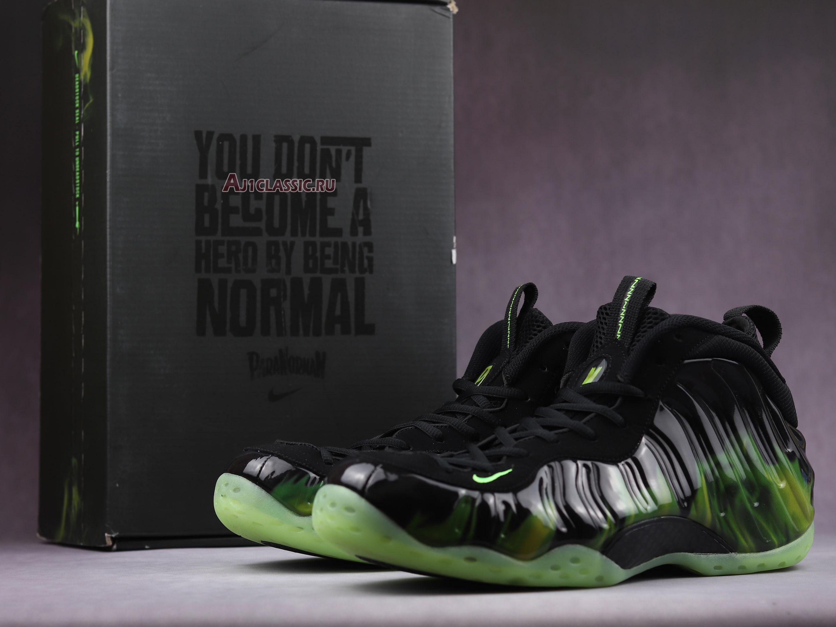Nike Air Foamposite One Paranorman 579771-003 Black/Electric Green Sneakers