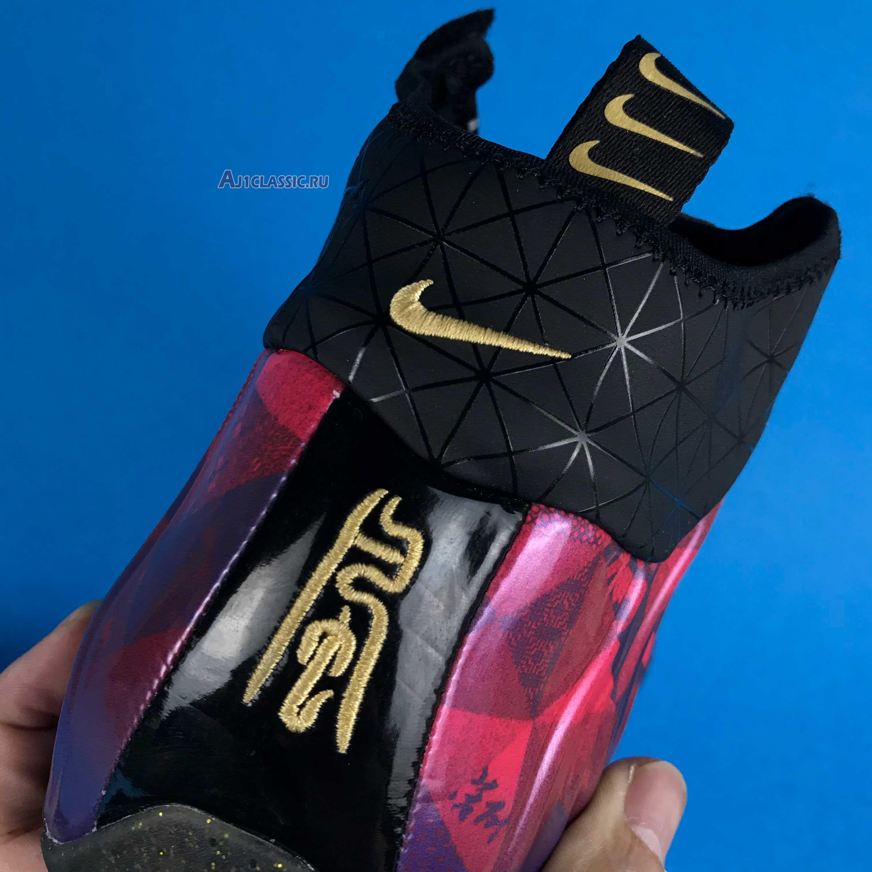 Nike Air Foamposite One Chinese New Year BV6648-605 University Red/Black-Varsity Purple-Metallic Gold Sneakers