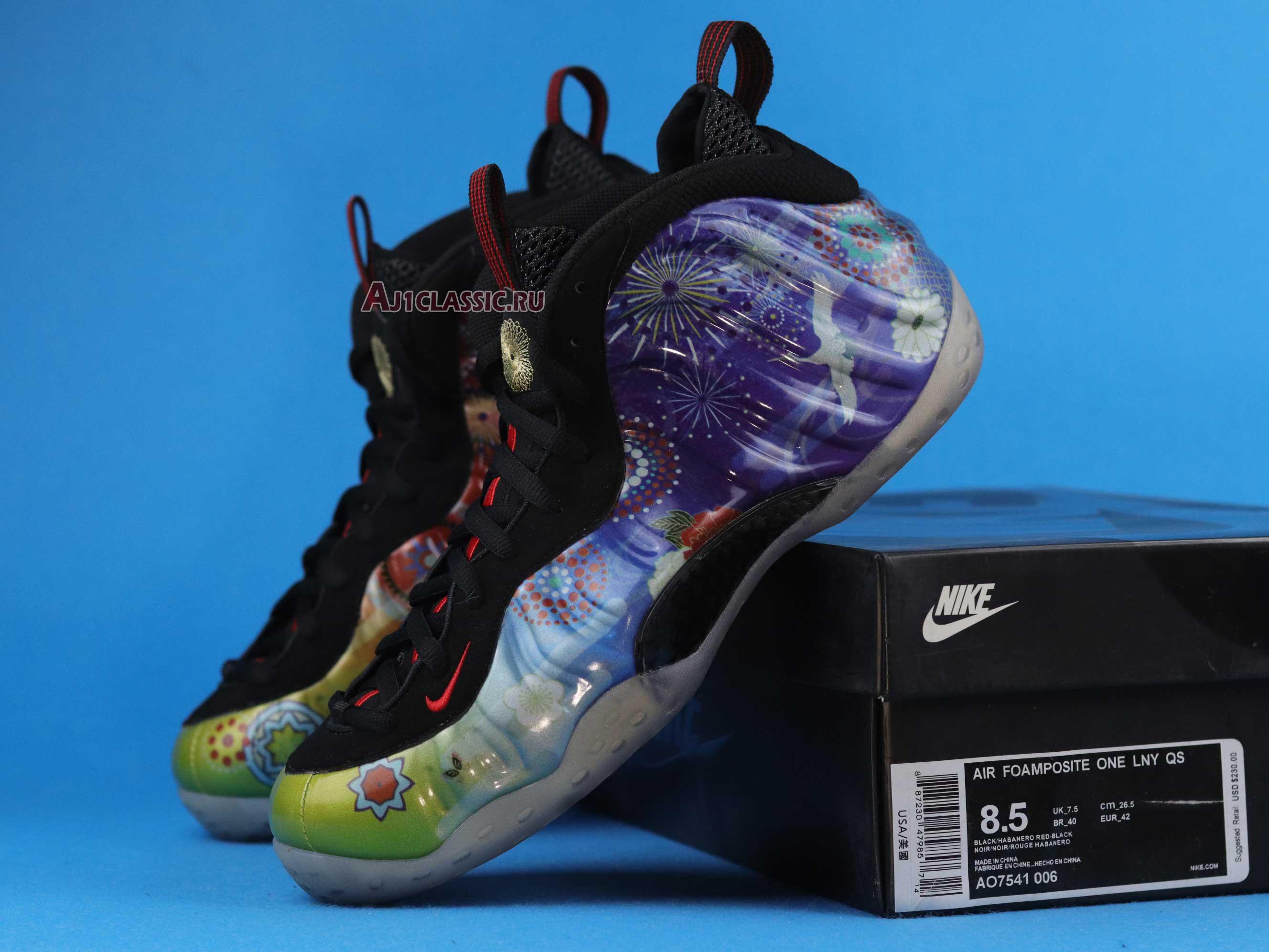 Nike Air Foamposite One CNY 2018 AO7541-006 Black/Habanero Red-Black Sneakers