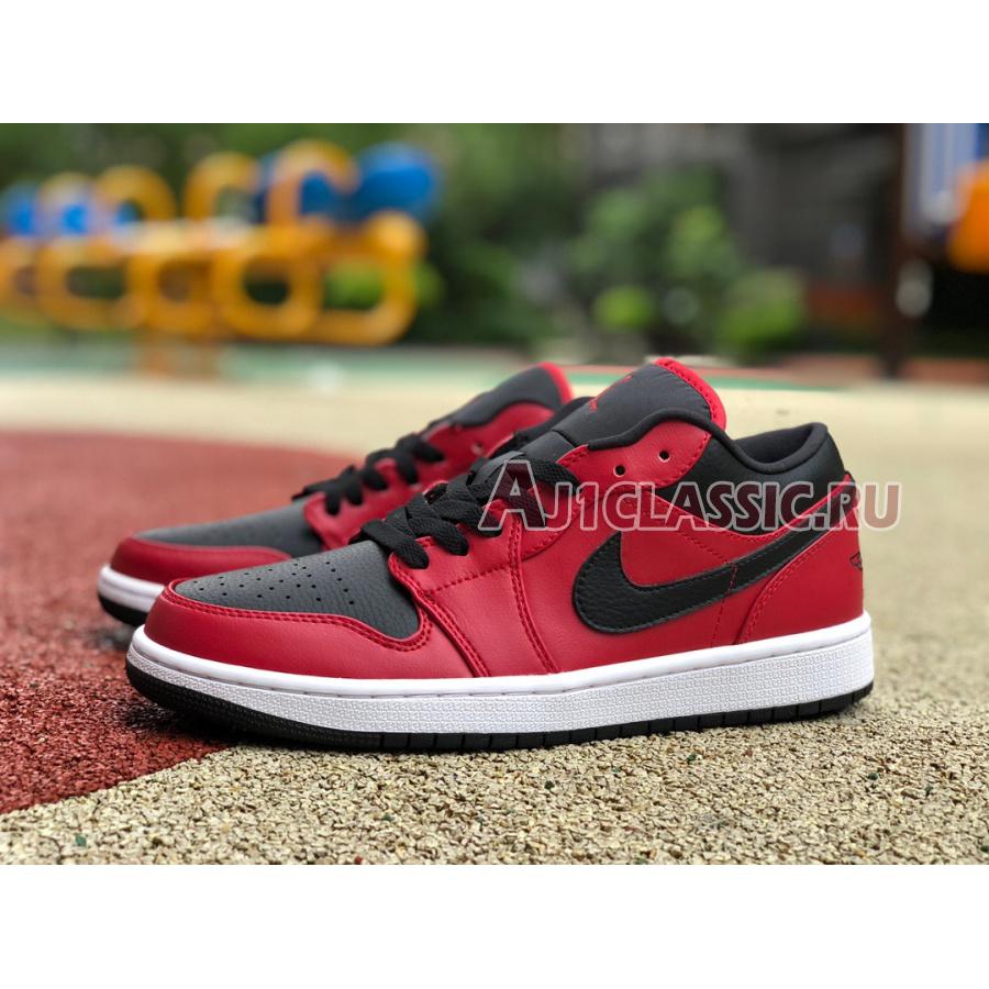 Air Jordan 1 Low Gym Red 553558-605 Gym Red/Black-White Sneakers