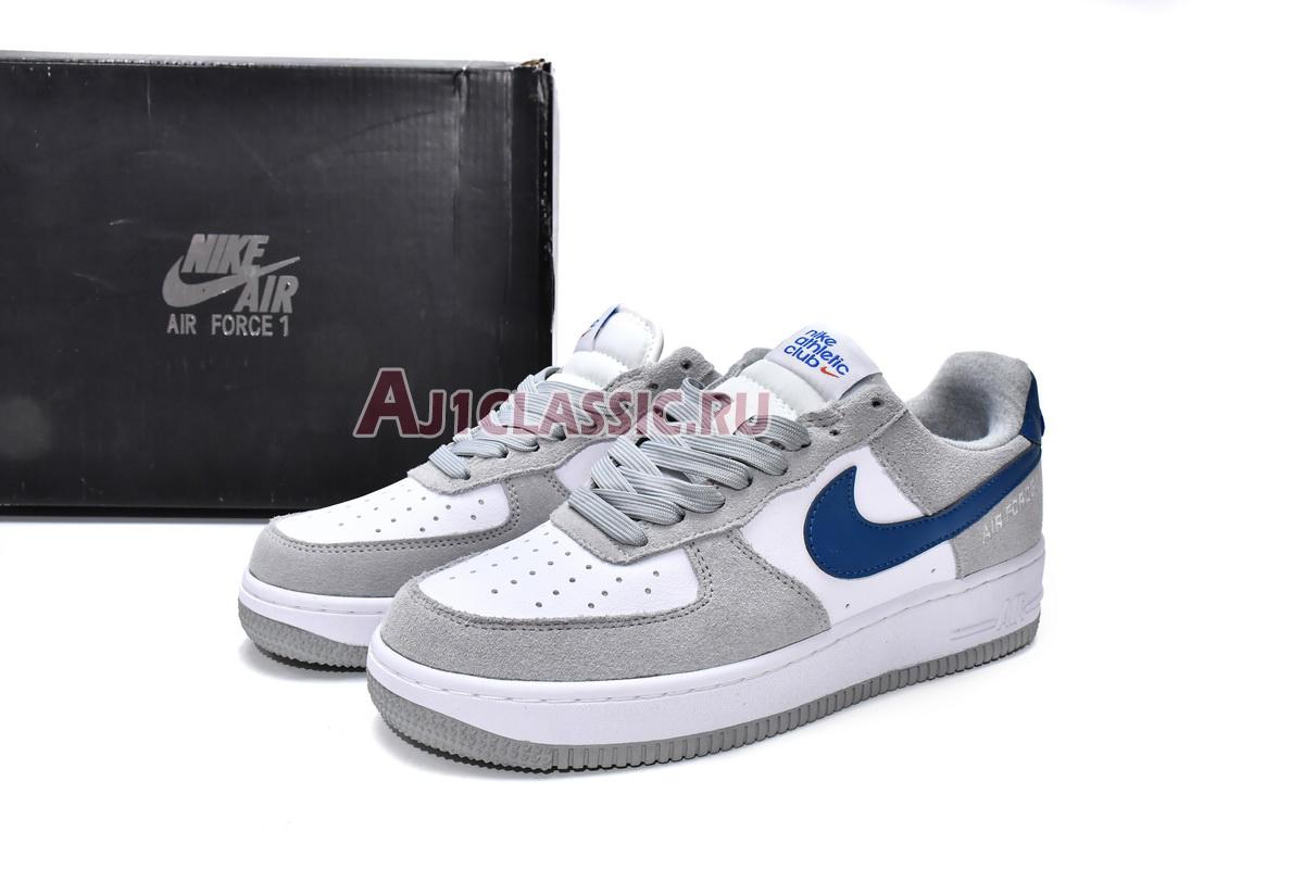 Nike Air Force 1 Low 07 LV8 Athletic Club DH7568-001 Light Smoke Grey/Marina-White Sneakers