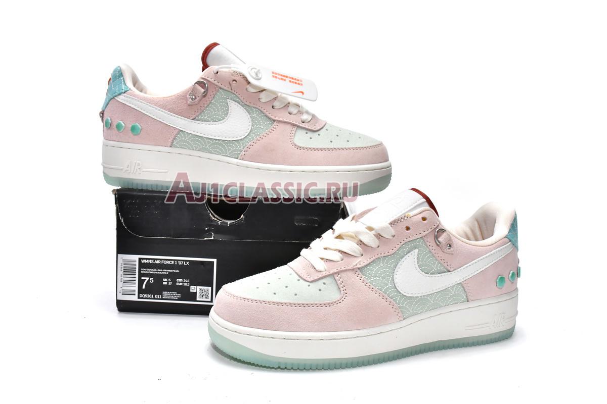 Nike Air Force 1 07 LX Shapeless,Formless and Limitless DQ5361-011 Seafoam/Sail/Orange Pearl/Sail Sneakers