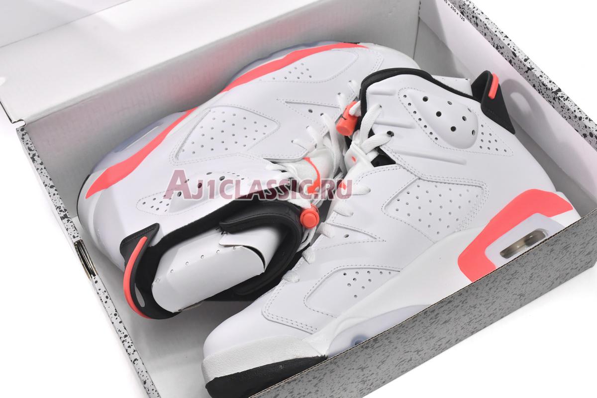 Air Jordan 6 Retro White Infrared 2014 384664-123 White/Infrared-Black Sneakers