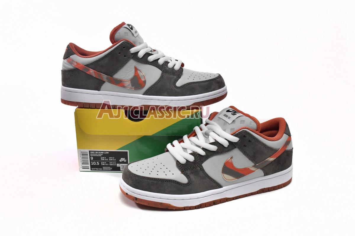 Crushed D.C. x Nike Dunk Low SB Golden Hour DH7782-001 Olive Grey/Mantra Orange/Rattan Sneakers