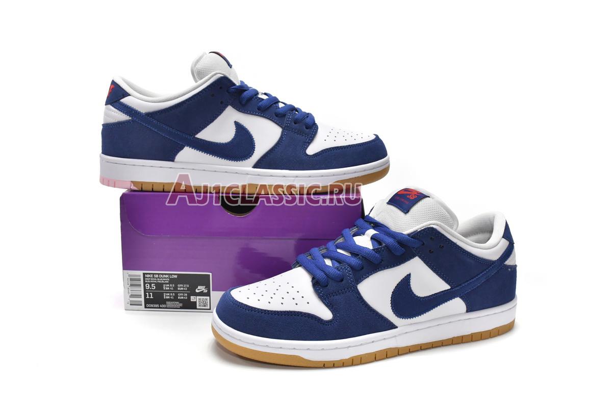 Nike Dunk Low SB Los Angeles Dodgers DO9395-400 Deep Royal Blue/White/Sport Red/Gum Light Brown Sneakers