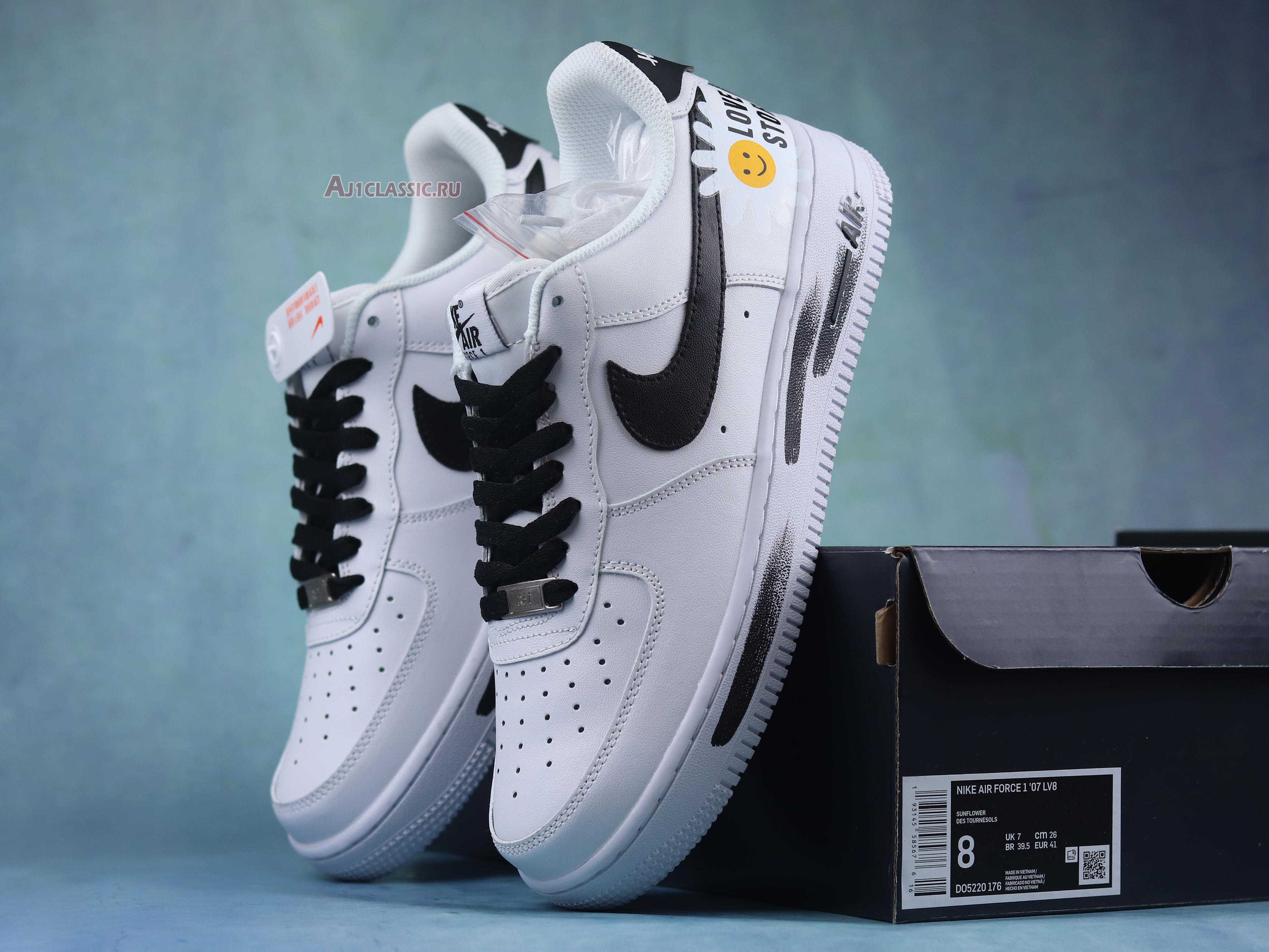 G-Dragon x Air Force 1 07 Love Story DO5220-176 White/Black/Yellow Sneakers