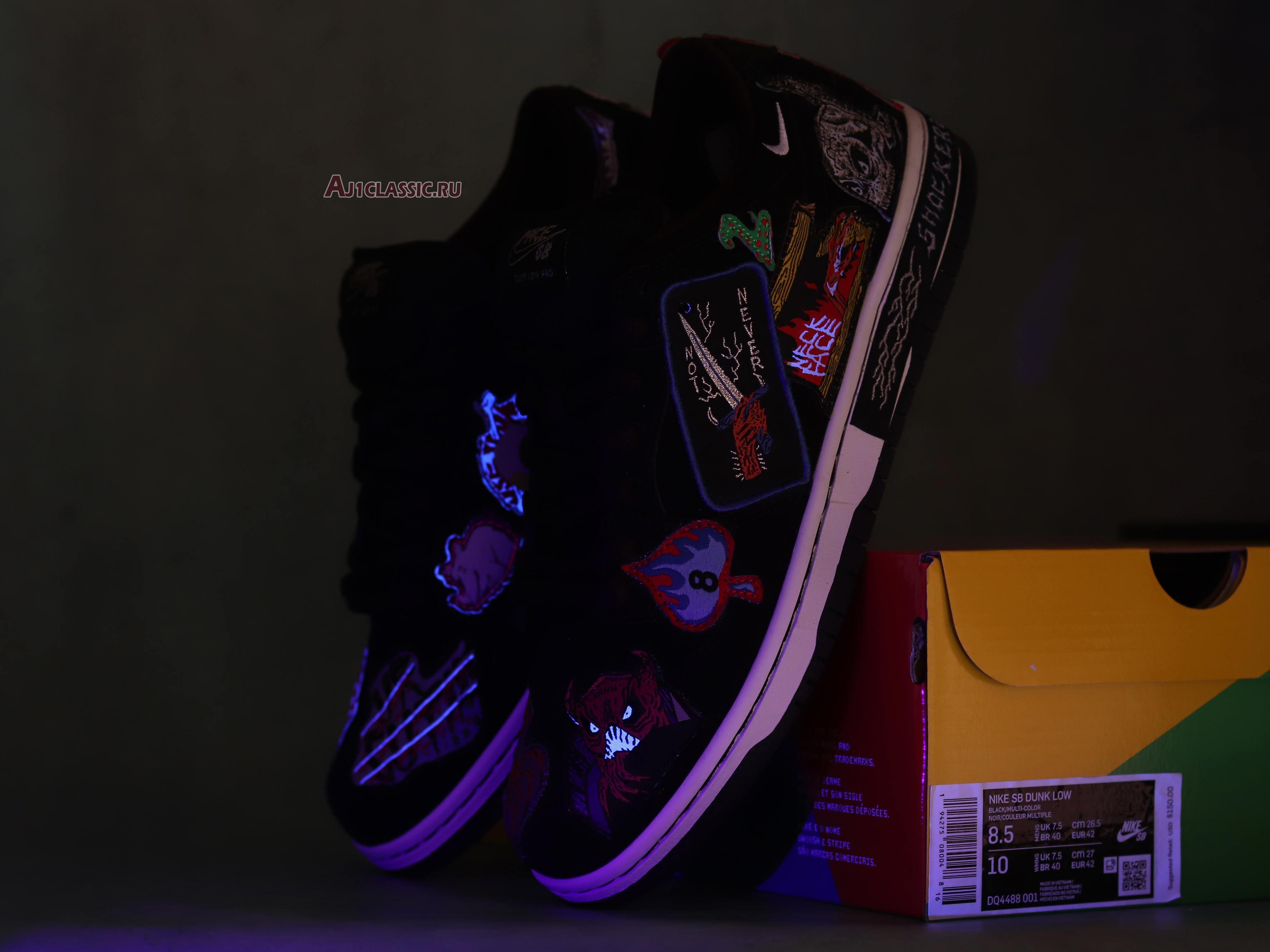 Neckface x Nike Dunk Low Pro SB Black DQ4488-001 Black/Multi-Color Sneakers