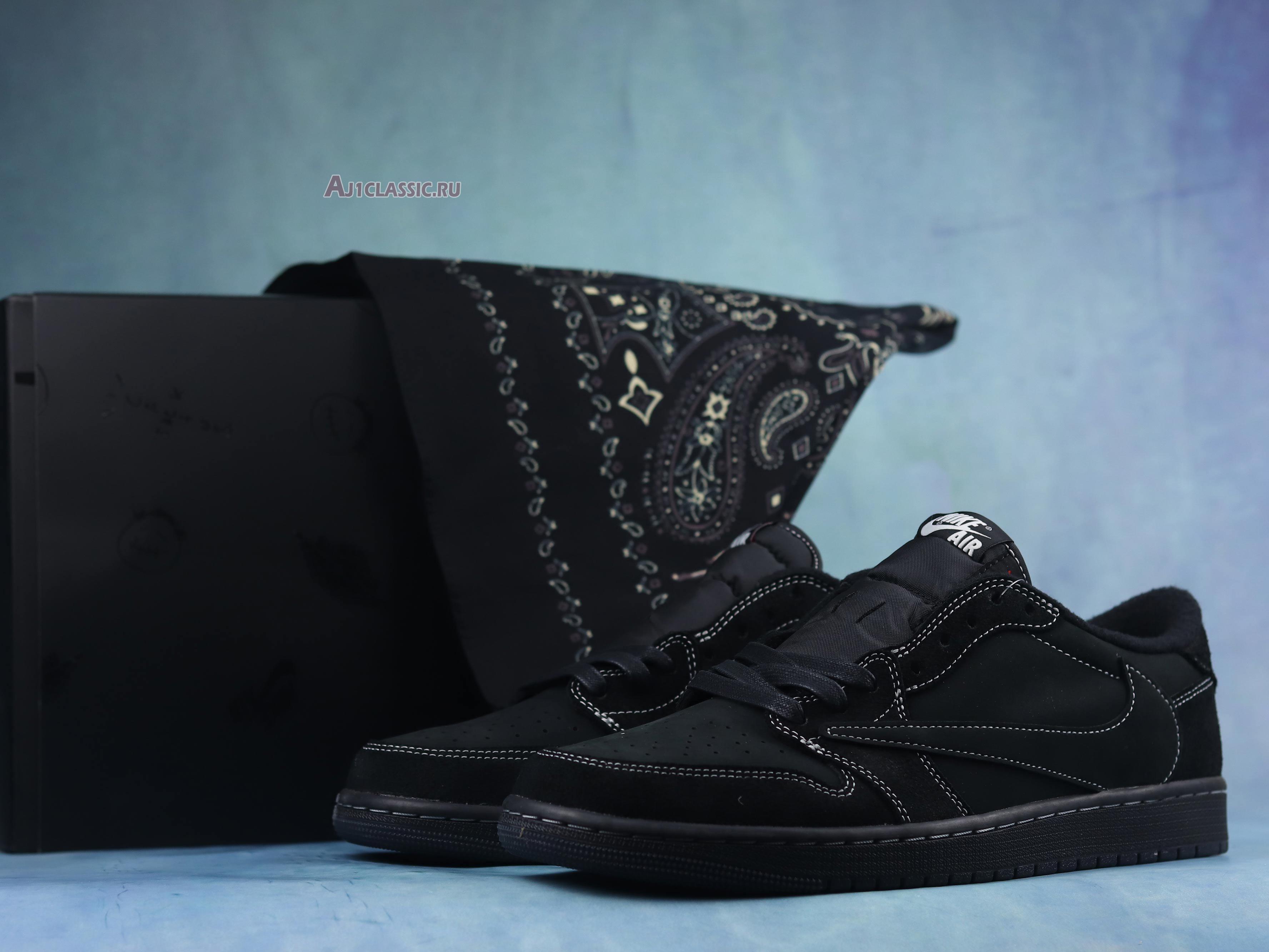Travis Scott x Air Jordan 1 Low OG SP Black Phantom DM7866-001-02 Black/Phantom Sneakers
