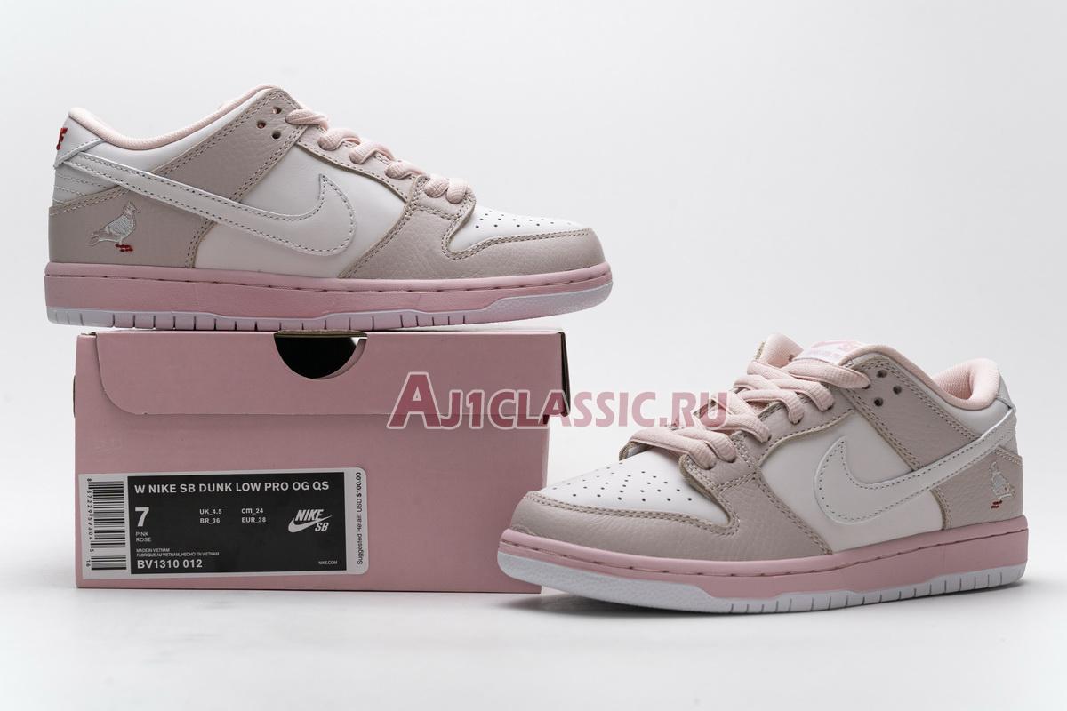 Nike SB Dunk Low PRO OG QS Pink Pigeon BV1310-012 Pink/White Sneakers