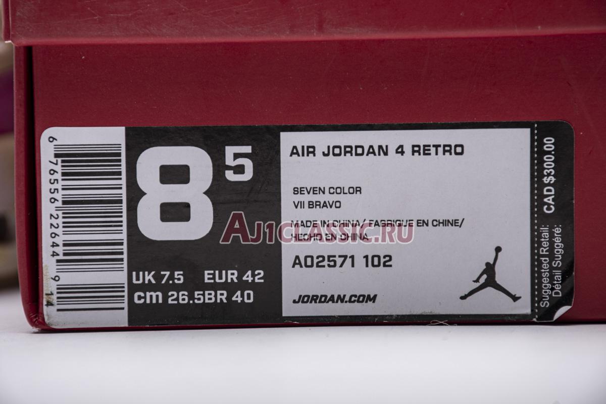 Levis x Air Jordan 4 Retro Multi-Color AO2571-102 Pink/Green/Blue/Multi-Color Sneakers