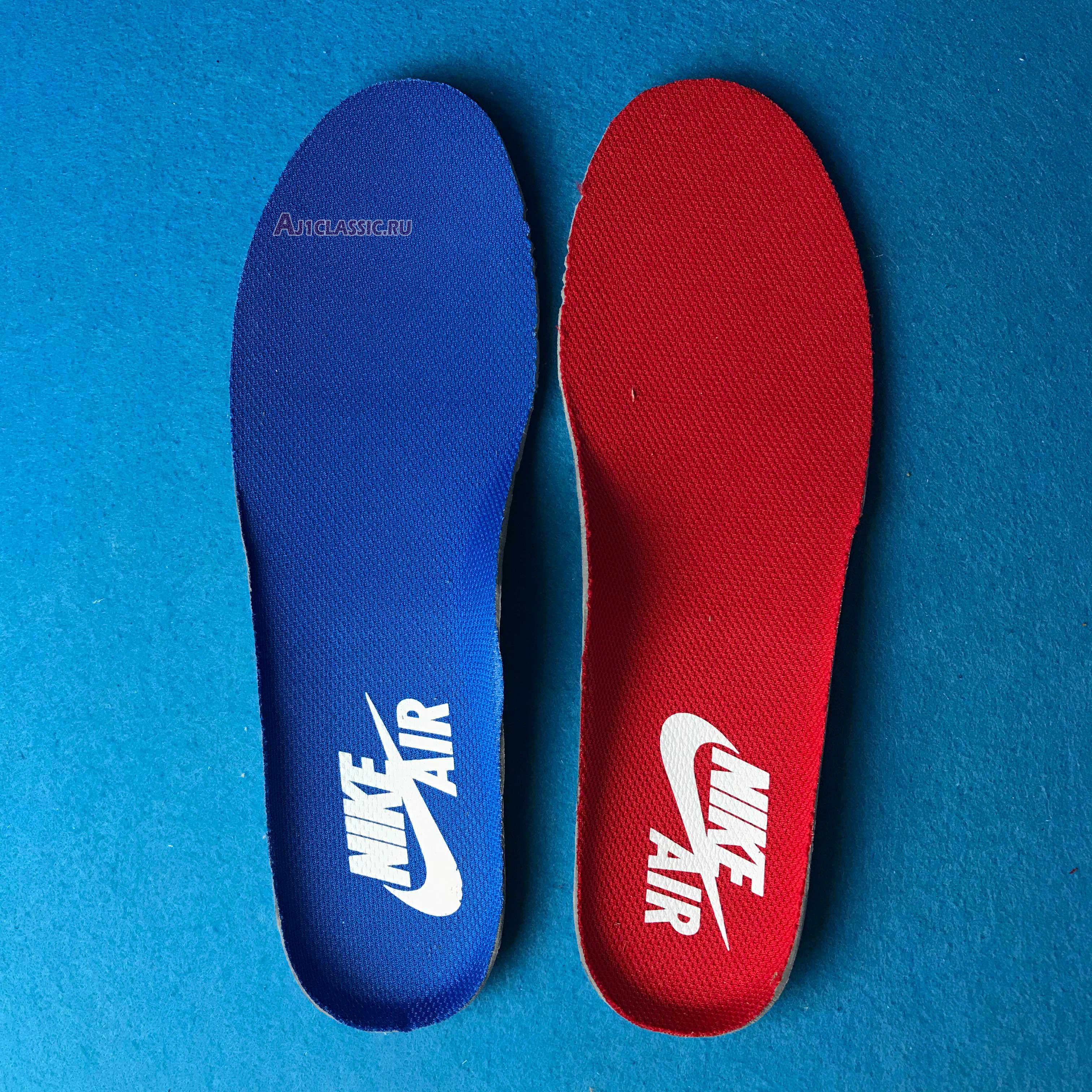 Nike Air Force 1 De Lo Mio BQ8448-100 White/University Red-Sport Blue Sneakers