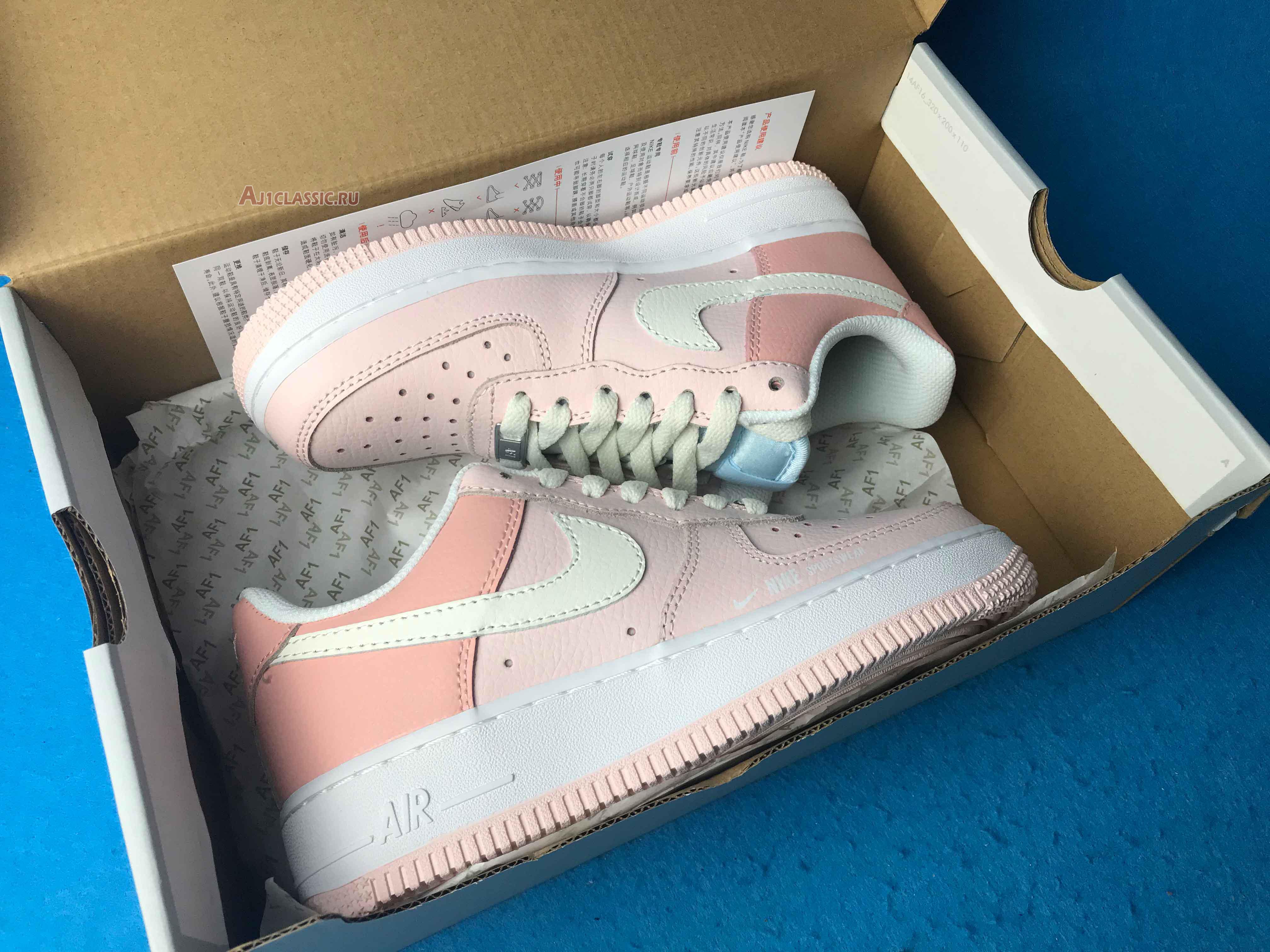 Nike Air Force 1 Low Utility Force is Female CK4810-621 Echo Pink/Sail Sneakers