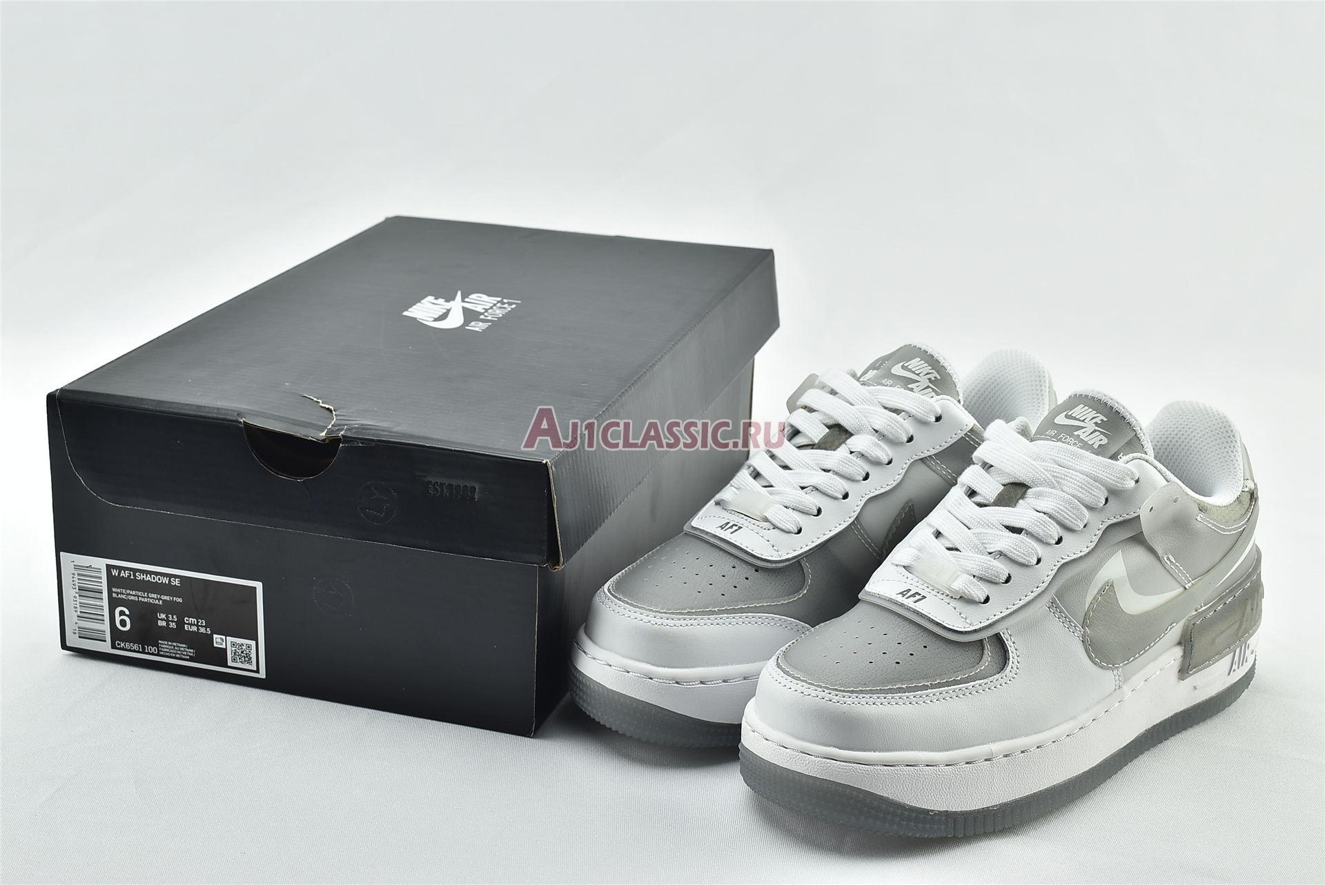 Nike Wmns Air Force 1 Shadow SE Particle Grey CK6561-100 White/Particle Grey-Grey Fog-Photon Dust Sneakers