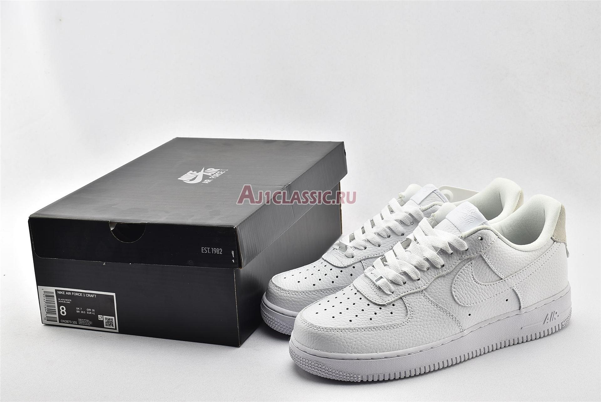 Nike Air Force 1 07 Craft White Vast Grey CN2873-101 White/Summit White/Vast Grey/White Sneakers