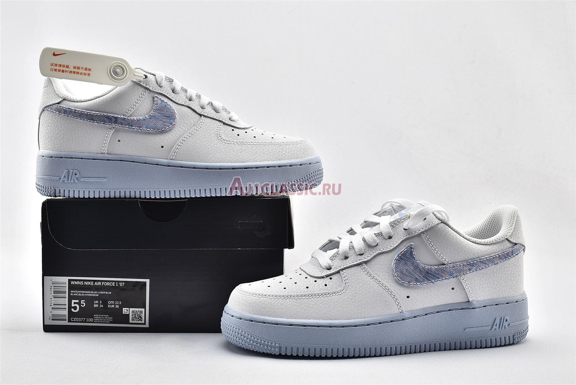 Nike Air Force 1 Low Hydrogen Blue CZ0377-100 White/Hydrogen Blue/Laser Blue Sneakers