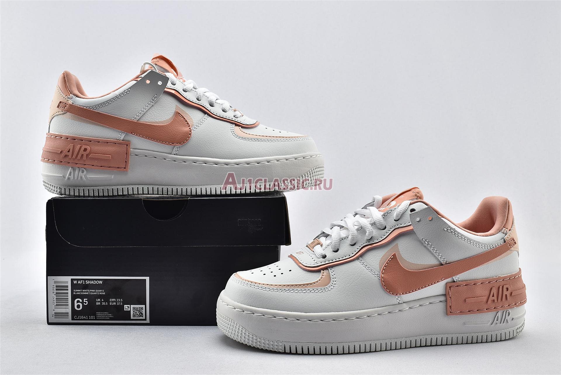 Nike Wmns Air Force 1 Shadow Washed Coral CJ1641-101 Summit White/Washed Coral/Summit White/Pink Quartz Sneakers