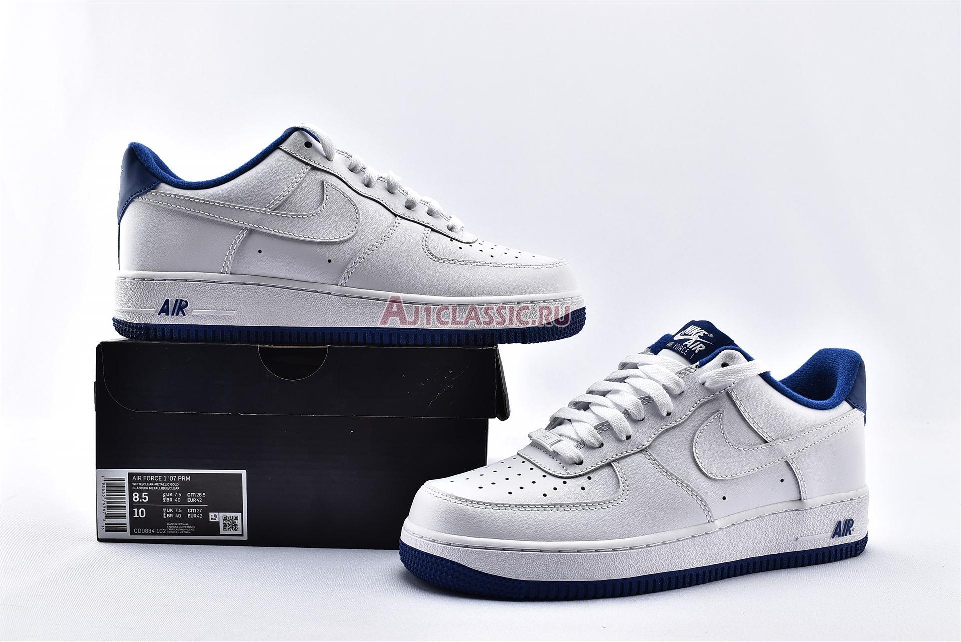 Nike Air Force 1 Low Navy CD0884-102 White/Navy Sneakers