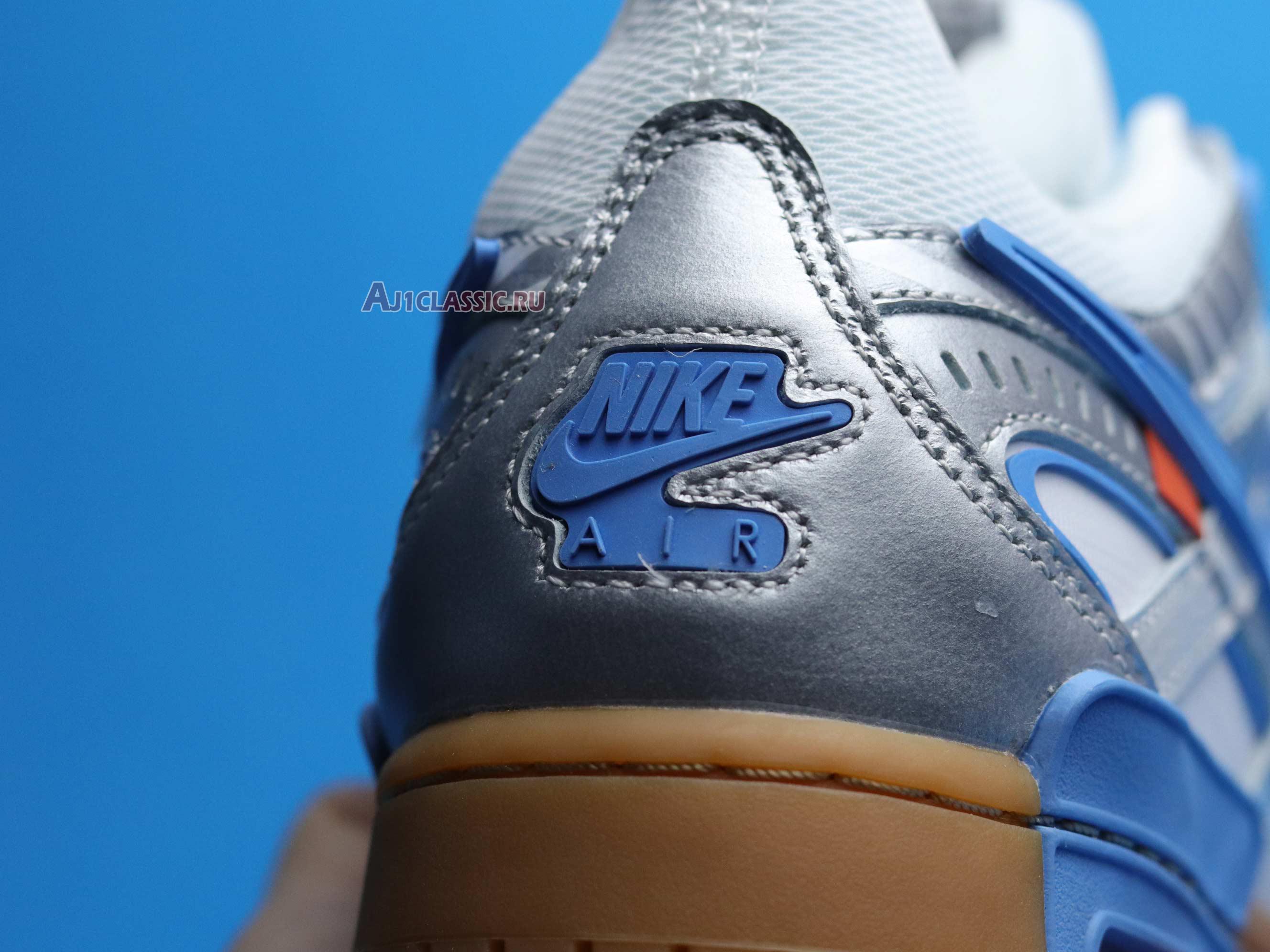 Off-White x Air Rubber Nike Dunk University Blue CU6015-100 Grey/University Blue Sneakers