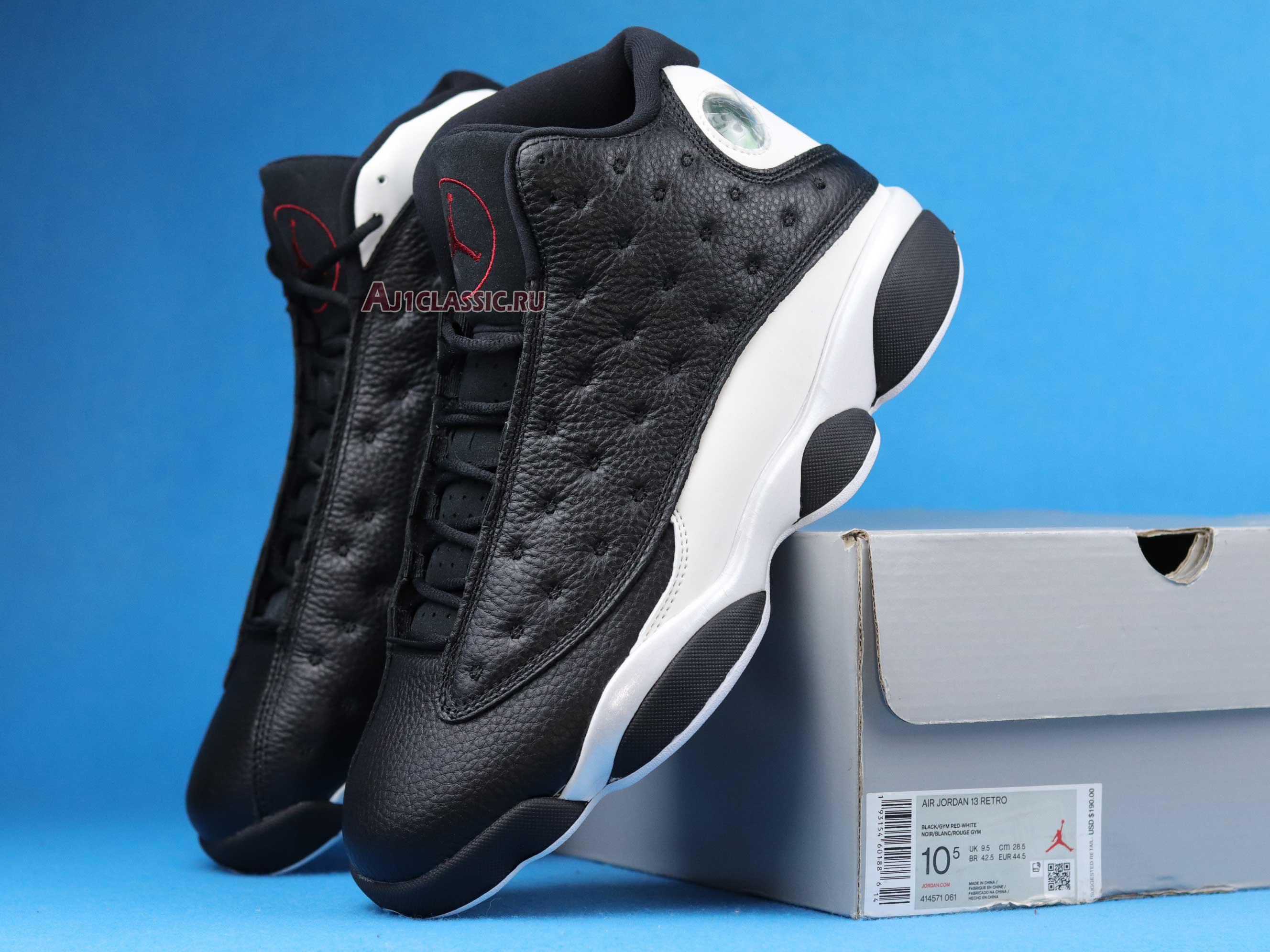 Air Jordan 13 Retro Reverse He Got Game 414571-061 Black/White/Gym Red Sneakers
