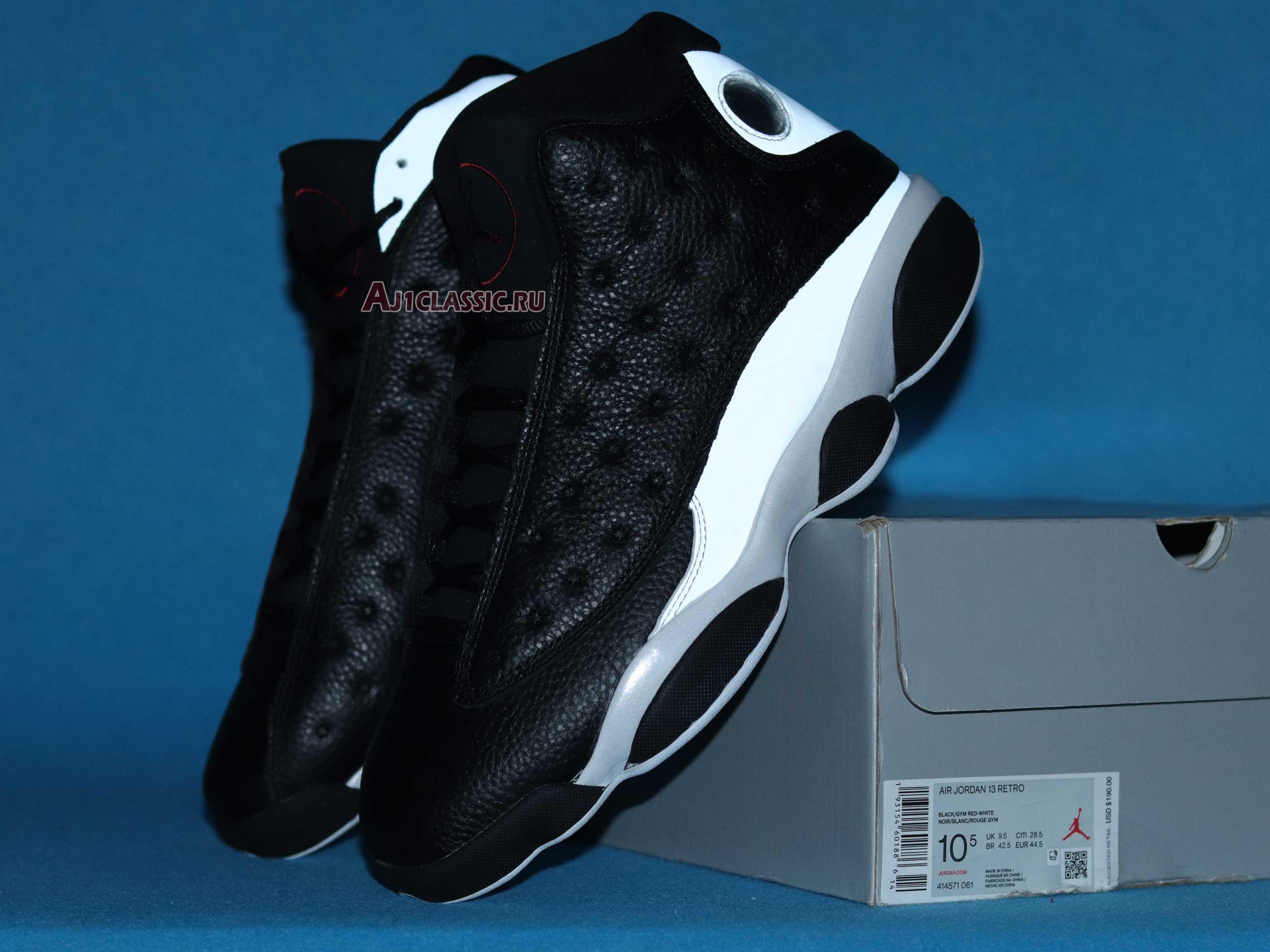 Air Jordan 13 Retro Reverse He Got Game 414571-061 Black/White/Gym Red Sneakers