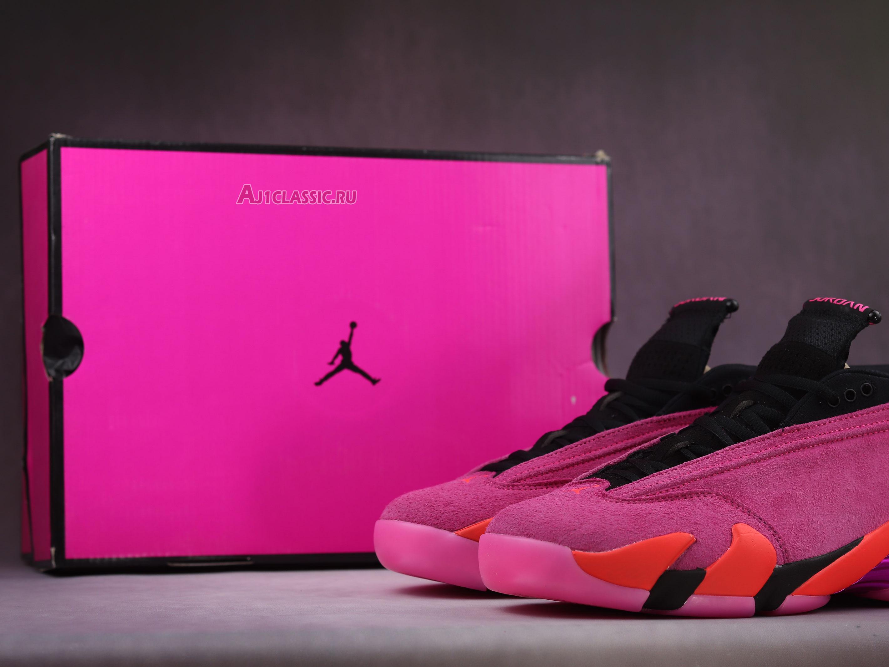 Air Jordan 14 Retro Low Shocking Pink DH4121-600 Pink Blast/Black/Flash Crimson Sneakers